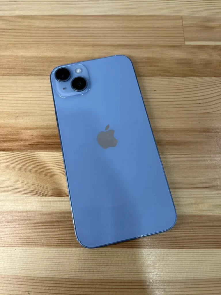 【iPhone14Plus】ブルー　256GB 行田市のお客様に買取のご依頼いただきました！