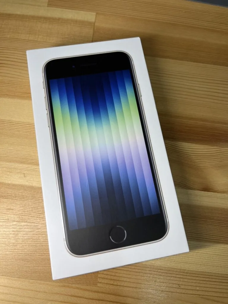2024年1月4日に買取したiPhone SE（第3世代）（新品・未使用品）