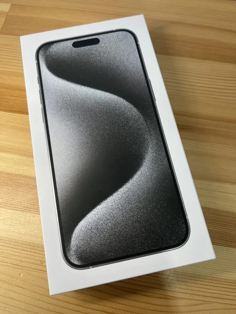 【iPhone15Promax】256GB ブラックチタニウム新品開封品の買取 熊谷市のお客様に買取のご依頼いただきました！