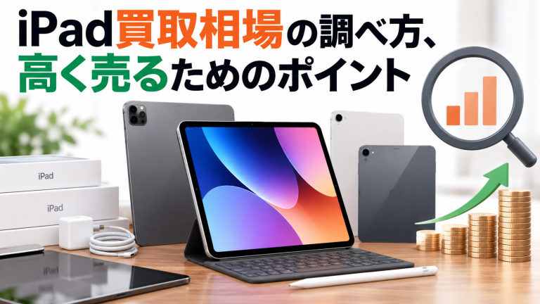 iPad買取相場の調べ方、高く売るためのポイント