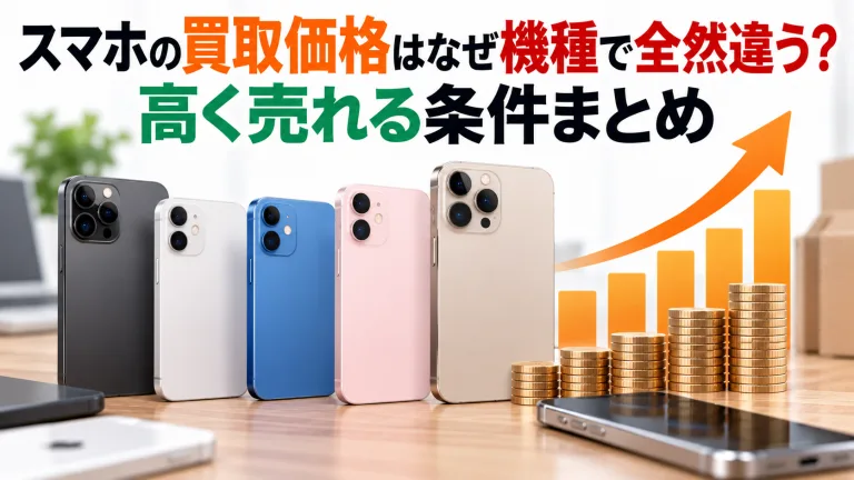 スマホの買取価格はなぜ機種で全然違う？高く売れる条件まとめ