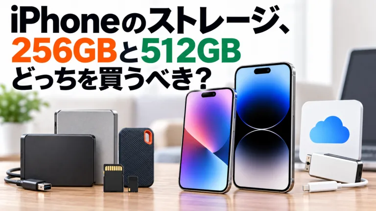 iPhoneは256GBと512GBどっちがいい？用途別の選び方と売るときの差