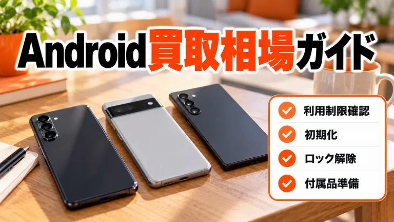 Galaxy・Pixel・Xperiaの買取相場は？Androidスマホを売る前に知っておきたいポイント