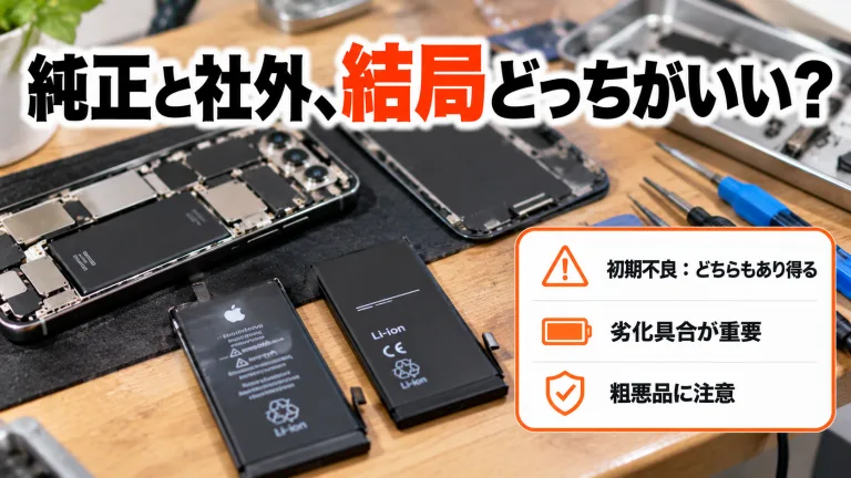 純正バッテリーと社外バッテリー、結局どっちがいい?修理店目線で解説